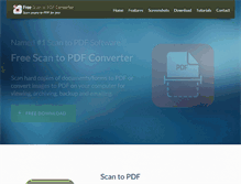 Tablet Screenshot of free-scan-to-pdf.com